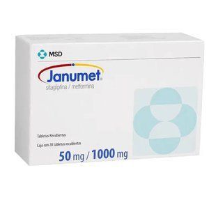 Янумет (Метформін, Ситагліптин) 50мг/1000мг Yanumet фото