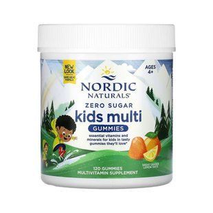 Zero Sugar Kids Multi - 120 жувальних таблеток 31146 фото