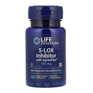 5-LOX інгібітор з Apr&egrave;sFlex&reg; 100 мг &ndash; 60 вегетаріанських капсул 30086 фото