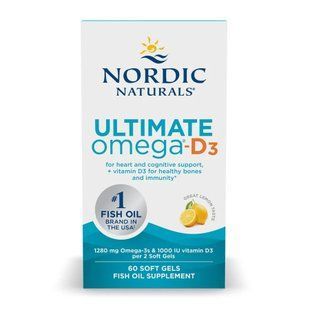 Ultimate Omega-D3 - 120 софтгелів 31139 фото