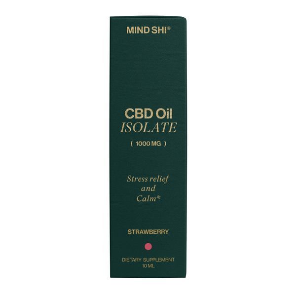 Ізолят CBD олія 1000 мг зі смаком полуниці &ndash; 10 мл 28867 фото