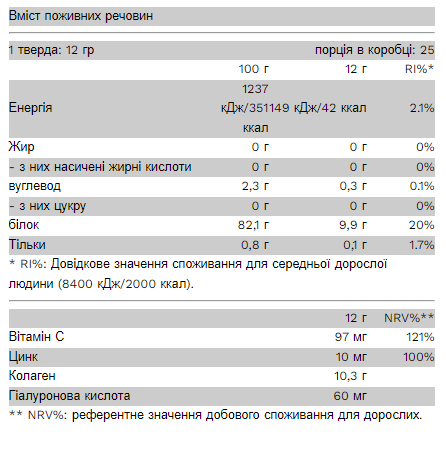 Collagold 300 г з бузиною 14258 фото