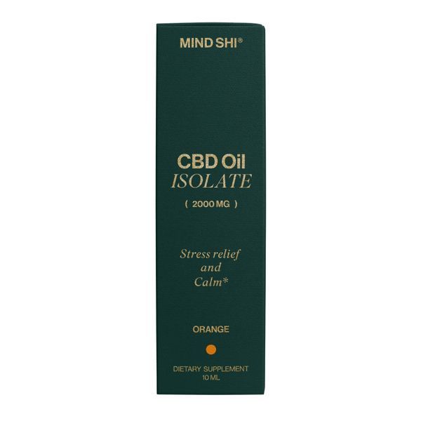 CBD олія ізолят 2000 мг апельсин - 10 мл 28868 фото