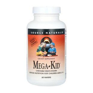Mega-Kid&trade; 60 жувальних пластинок зі смаком ягід 27337 фото
