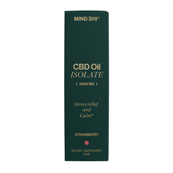 CBD олія ізолят 2000 мг полуниця &ndash; 10 мл 28869 фото