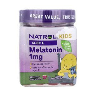 Kids Melatonin 1 мг &ndash; 60 жувальних цукерок 31461 фото