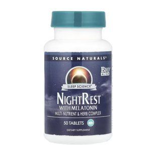 Sleep Science&reg; NightRest&trade; з мелатоніном &ndash; 50 таблеток 29772 фото