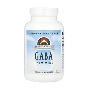 Serene Science&reg; GABA 750 мг - 90 таблеток 31349 фото