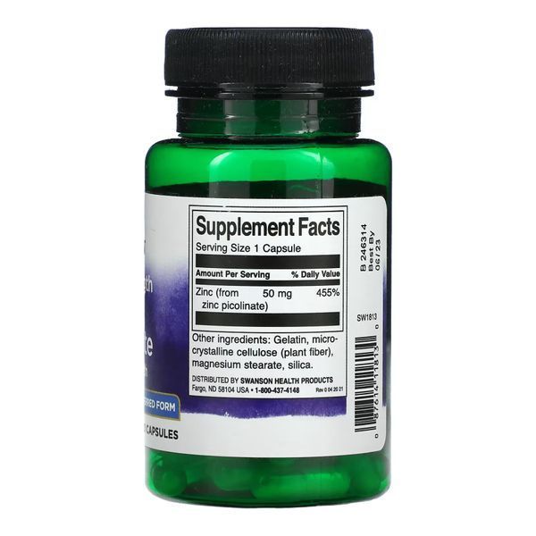 Цинк Піколінат Extra Strength Body Preferred Form 50 мг &ndash; 60 капсул 29250 фото