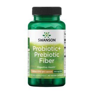 Probiotic+ Пребіотична клітковина 1 мільярд КУО &ndash; 60 вегетаріанських капсул 30962 фото