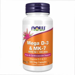 MEGA D-3 та MK-7 &ndash; 120 капсул 24123 фото