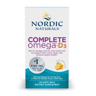 Complete Omega-D3 &ndash; 60 софтгелів 31120 фото