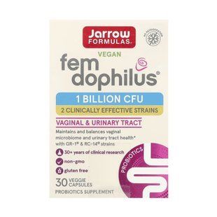 Vegan Fem Dophilus&reg; 1 мільярд КУО - 30 веганських капсул 30491 фото