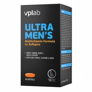 Ultra Men's Мультивітаміни &ndash; 90 софтгелів 21842 фото